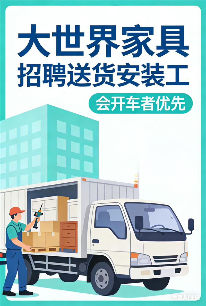 勃利大世界家具招聘